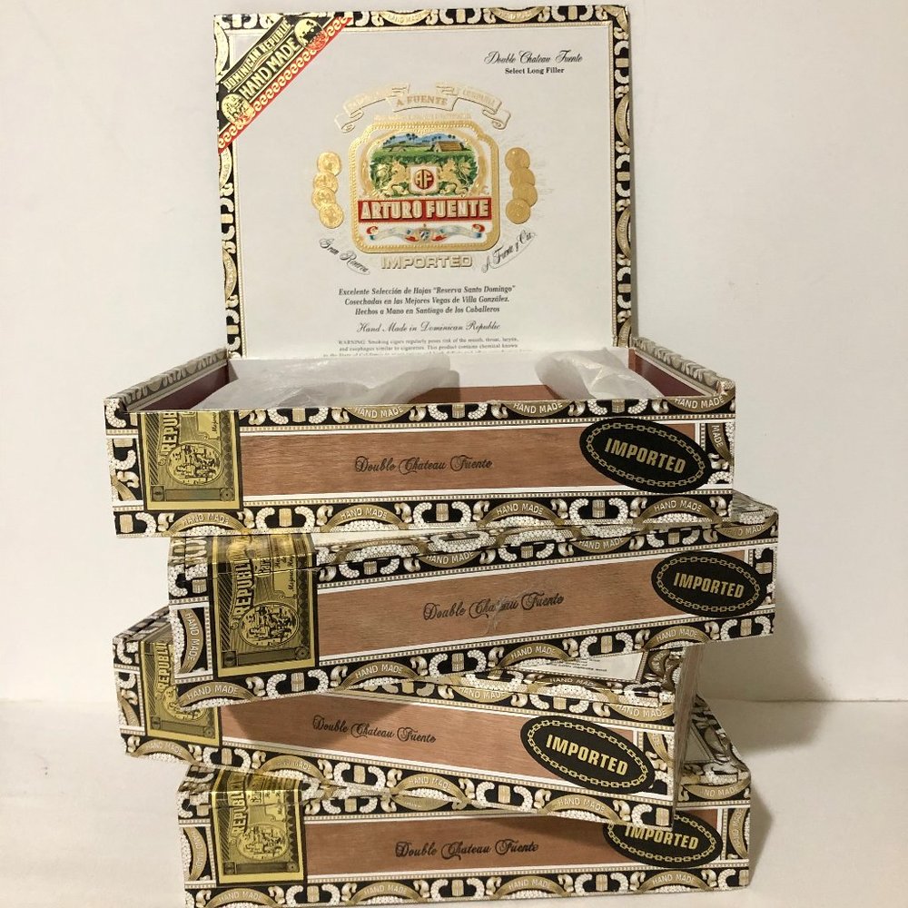 Set of 4 NEW Fuente Cigar Boxes